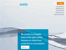 Tablet Screenshot of hatenboer-water.com